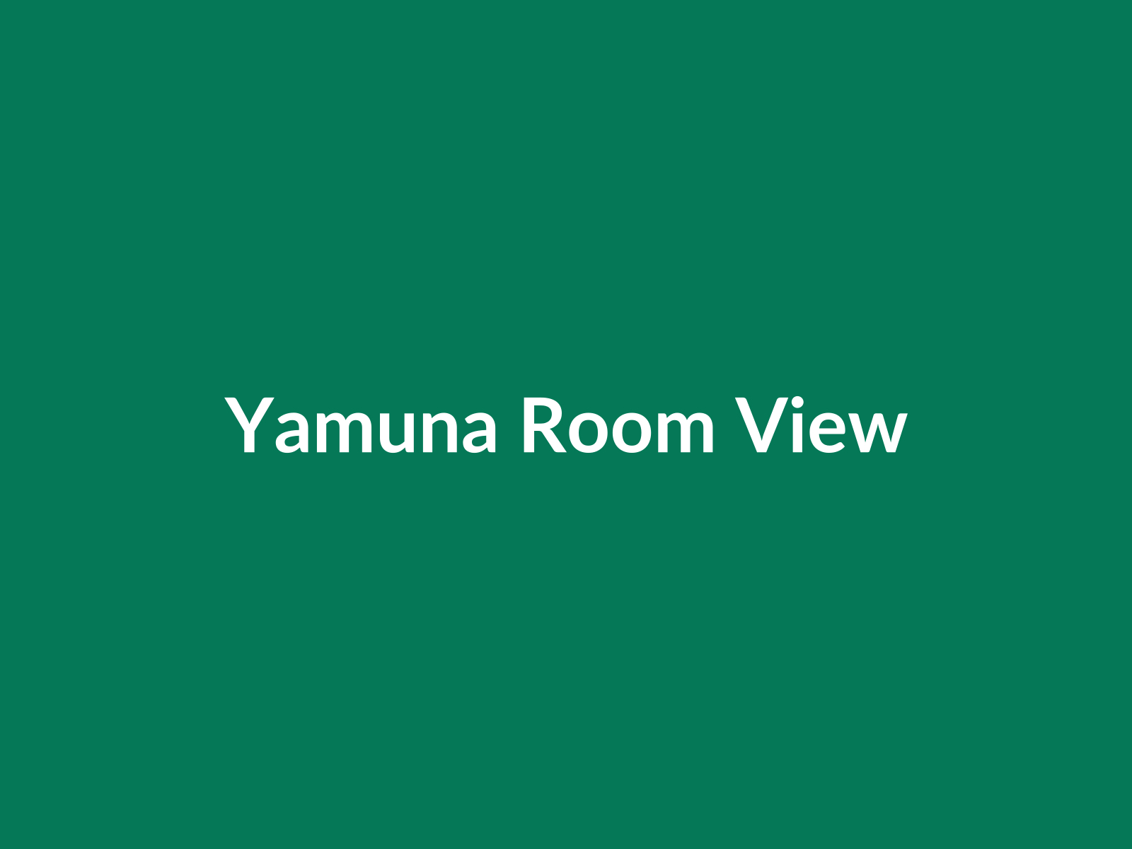 Room Yamuna view 1